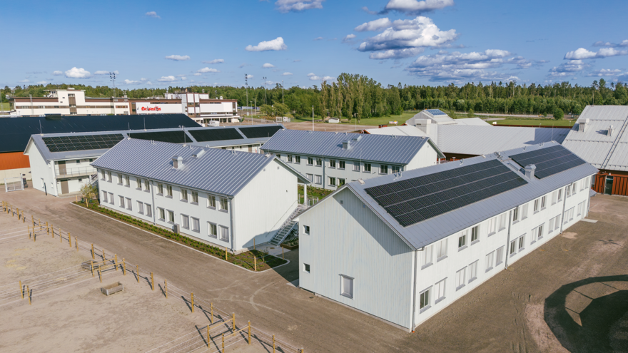 Översiktsbild över Axevallas nya internat