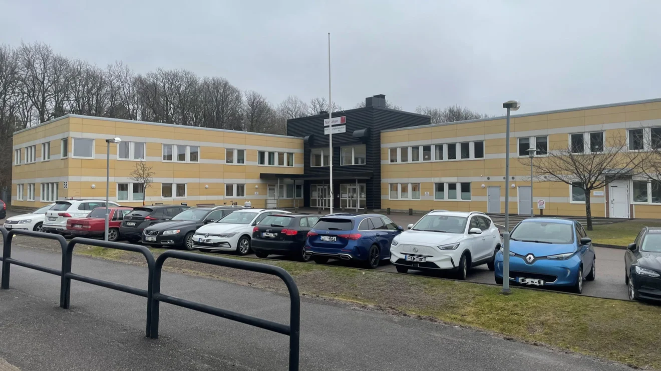 Exteriör på barn- och ungdomspsykiatriska mottagningen i Kungälv