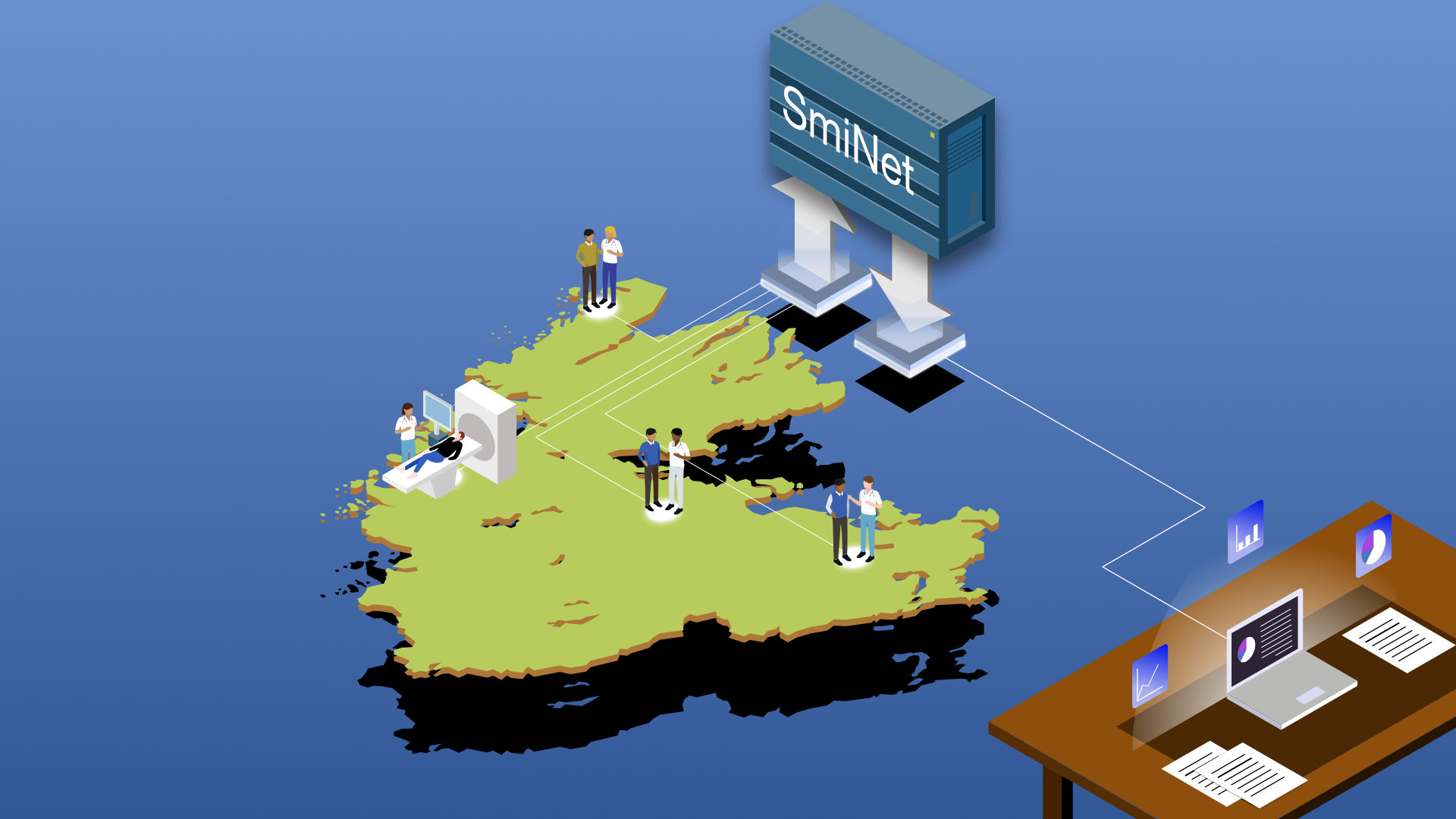 Bild som beskriver hur smittskyddsanmälan går till