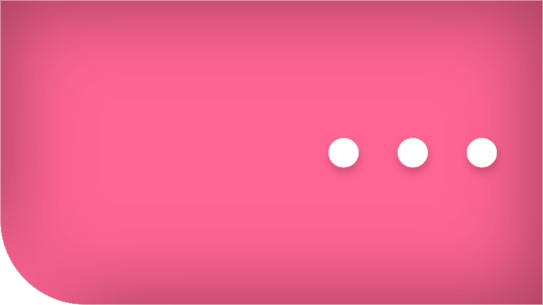 cerise färg tre vita prickar till höger